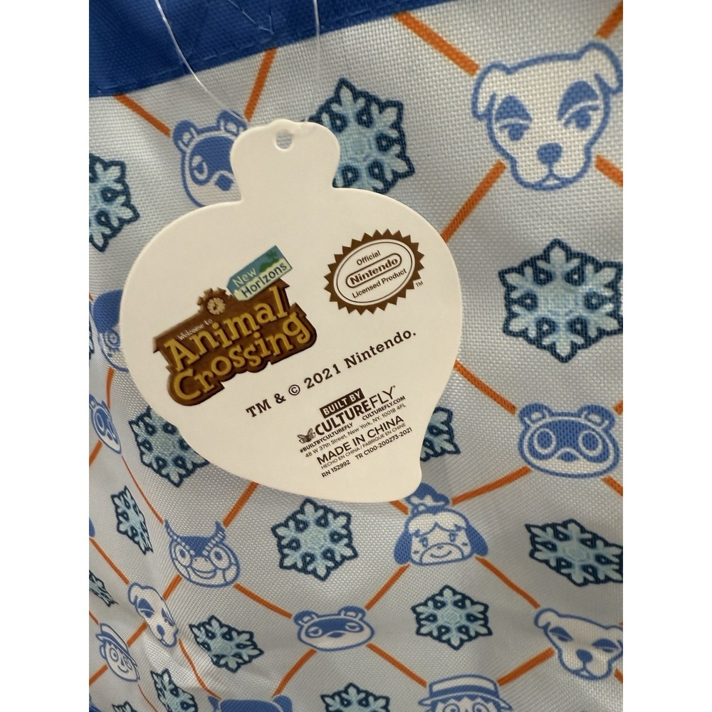 Animal Crossing New Horizons Tote Bag 16" Nintendo Culturefly 2021 - Picture 3 of 10